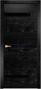 Недавно просмотренные - Дверь Оникс Силуэт эмаль черная с серебрянной патиной, черный лакобель