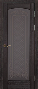 Недавно просмотренные - Дверь ОКА браш массив сосны Витраж венге, стекло графит закаленное