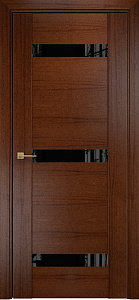 Недавно просмотренные - Дверь Оникс Парма 3 красное дерево с черной патиной, глухая лакобель RAL 9005