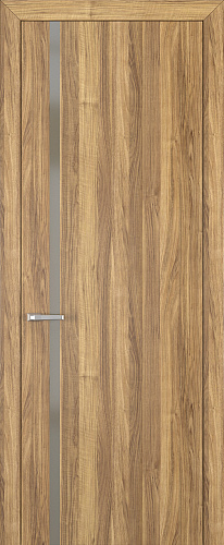 Дверь Z K1 toppan орех грецкий, matelac silver bronze, глухая