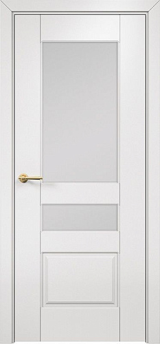 Дверь Оникс Версаль фрезерованная №2 эмаль белая, сатинат