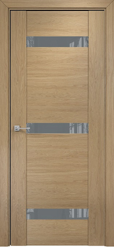 Дверь Оникс Парма 3 капучино, глухая лакобель RAL 7040