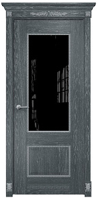 Недавно просмотренные - Дверь Оникс Александрия 2 дуб седой, триплекс черный