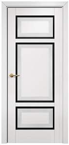 Недавно просмотренные - Дверь Оникс Тоскана 4 эмаль белая/черная, глухая