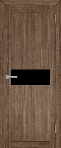 Недавно просмотренные - Дверь ДР экошпон UniLine 30001 серый велюр, стекло черное