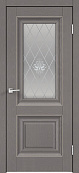 Схожие товары - Дверь VellDoris экошпон Neoclassico Alto 7 ясень грей, стекло кристалл, молдинг капучино