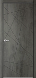 Дверь V Лоярд эмалит Севилья 26 бетон темный, глухая