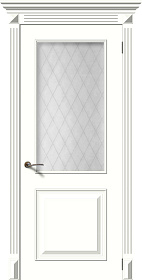 Недавно просмотренные - Дверь Багет-2 эмаль крем, стекло стекло Кристалл