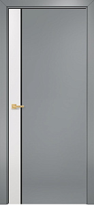 Недавно просмотренные - Дверь Оникс Дуо эмаль белая/эмаль RAL 7040, триплекс черный