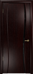 Недавно просмотренные - Дверь Арт Деко Лиана-1 венге, триплекс черный