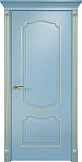 Схожие товары - Дверь Оникс Венеция фрезерованная эмаль голубая патина золото, глухая