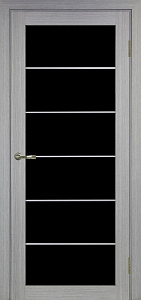 Недавно просмотренные - Дверь Эко 501.2 АСС дуб серый молдинг SC, lacobel черный