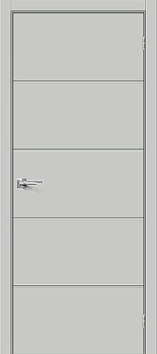 Дверь Г-1 эмаль серая, глухая