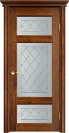 Недавно просмотренные - Дверь ПМЦ массив ольхи ОЛ55 коньяк, стекло 55-8