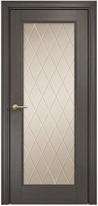 Недавно просмотренные - Дверь Оникс Италия 1 серый дуб, сатинат бронза гравировка Ромбы