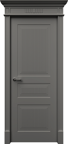 Дверь Рим-3 эмаль серая, глухая