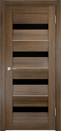 Дверь V Casaporte экошпон Сицилия 12 венге мелинга, триплекс черный