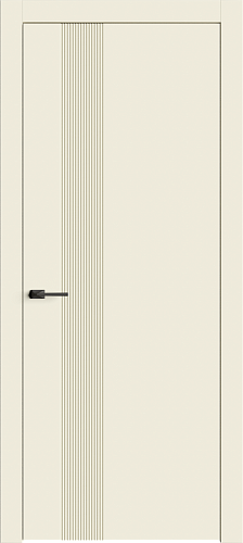 Дверь Лайн4 эмаль RAL 9001, глухая