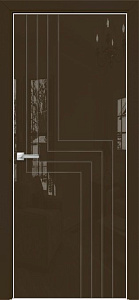Недавно просмотренные - Дверь Оникс Арт, лакобель коричневый RAL 8028, гравировка №1