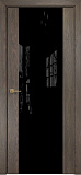Дверь Оникс Престиж дуб античный, триплекс черный