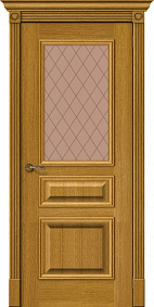 Недавно просмотренные - Дверь Браво Вуд Классик-15.1 дуб натуральный, сатинато бронзовое художественное "Bronze Сrystal"