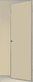 Дверь скрытая ИУ-42 AL с 4-х сторон, эмаль сливки, revers 2,01 м