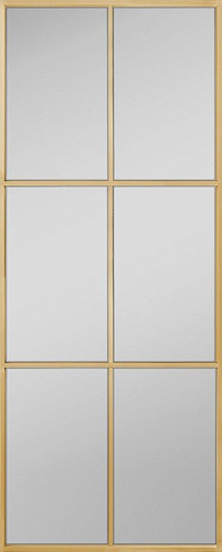 Перегородка Alum №7 золото, сатинат белый