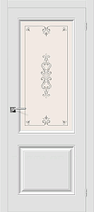 Недавно просмотренные - Дверь Браво Скинни-13 белая, сатинато белое художественное