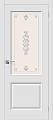 Схожие товары - Дверь Браво Скинни-13 белая, сатинато белое художественное