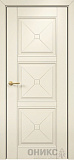 Дверь Оникс Орлеан фрезерованная эмаль слоновая кость, глухая