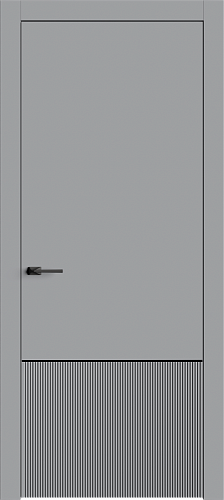 Дверь Лайн9М серая, глухая