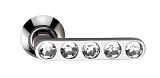 Межкомнатные ручки Archie SILLUR 200 P.CHROME/CRYSTAL