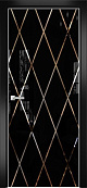 Схожие товары - Дверь Оникс Арт, лакобель черный RAL 9005, зеркало №11