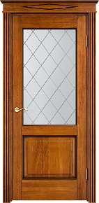 Недавно просмотренные - Дверь ПМЦ массив дуба Д13 медовый с патиной орех, стекло 13-10