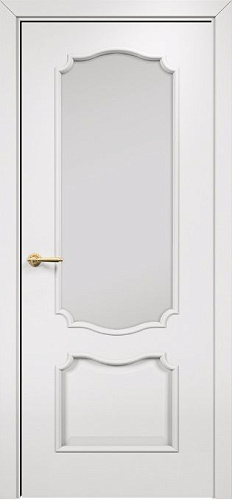 Дверь Оникс Венеция эмаль белая, сатинат