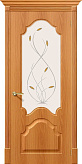Схожие товары - Дверь Браво Скинни-33 миланский орех, стекло белое художественное, с элементами фьюзинга
