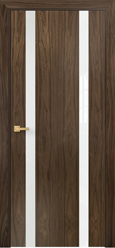 Дверь Оникс Верона 2 американский орех, триплекс белый