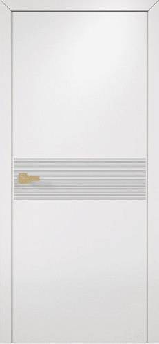 Дверь Оникс Концепт №19 PVC белый, глухая