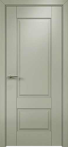 Дверь Оникс Марсель фрезерованная №2 эмаль RAL 7038, глухая