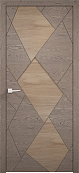 Схожие товары - Дверь ПМЦ Design массив дуба Romb смоки, белый иней, глухая
