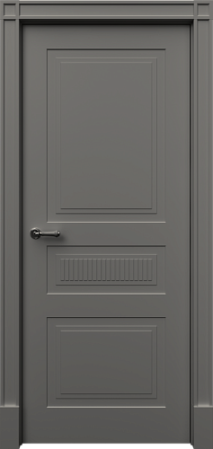 Дверь Рим-3 F1 эмаль серая, глухая