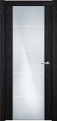 Схожие товары - Дверь Статус VERSIA 222 дуб черный, стекло каленое 8 мм с горизонтальной гравировкой