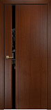 Дверь Оникс Престиж 1 красное дерево, триплекс черный