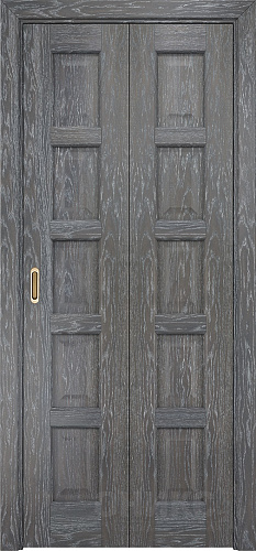Дверь-книжка Оникс Вена 2 дуб седой, глухая