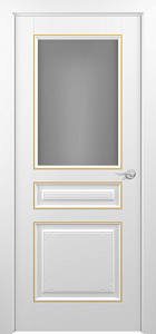 Недавно просмотренные - Дверь Z Ampir Т3 эмаль White patina Gold, сатинат