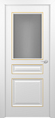 Схожие товары - Дверь Z Ampir Т3 эмаль White patina Gold, сатинат