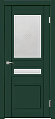 Схожие товары - Дверь ДР экошпон Деканто ПДО 4 бархат green вставка черная, сатинато белое