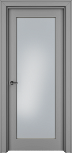 Дверь Пспс эмаль серая, сатинат