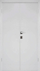 Недавно просмотренные - Пластиковая дверь двустворчатая гладкая Эта Дор с коробкой, кромка AL, белая, глухая