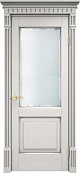Схожие товары - Дверь Итальянская Легенда массив ольхи ОЛ13 белый грунт с патиной серебро, стекло мателюкс
